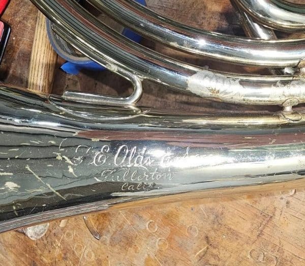 F. E. Olds & Son Fullerton Silver Single French Horn *Replacement Parts - Image 2