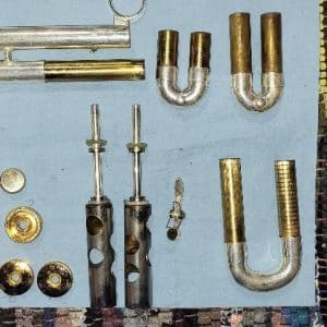 System Blue Marching Euphonium Replacement Parts