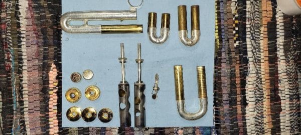 System Blue Marching Euphonium Replacement Parts