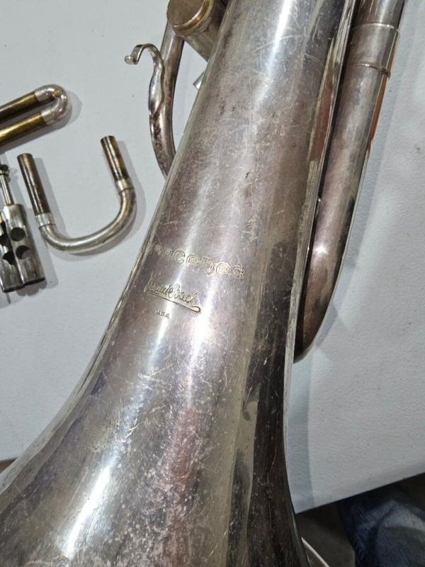 Silver Bach Mercedes Marching Baritone Replacement *Parts Only! - Image 2