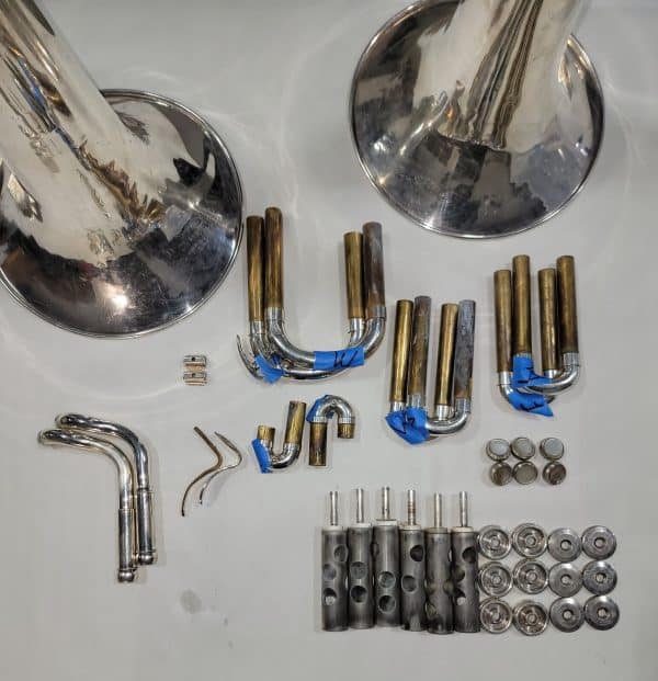 Silver Yamaha YBH-301 Concert Baritone Horn Replacement Parts