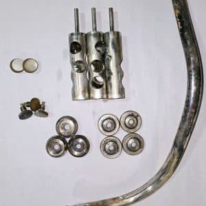 King 2341W 4/4 Silver Detachable Bell Tuba -Used Parts-