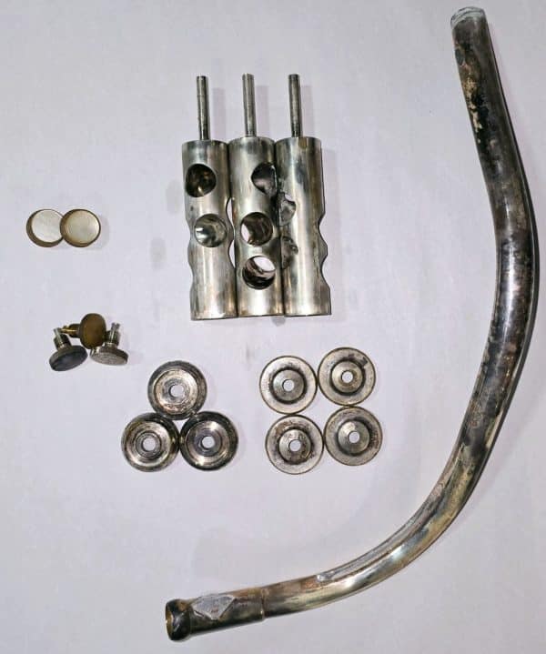 King 2341W 4/4 Silver Detachable Bell Tuba -Used Parts-