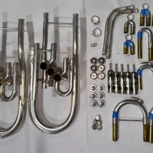 King Silver 3 Valve Up-Right Bell Baritone Replacement Parts
