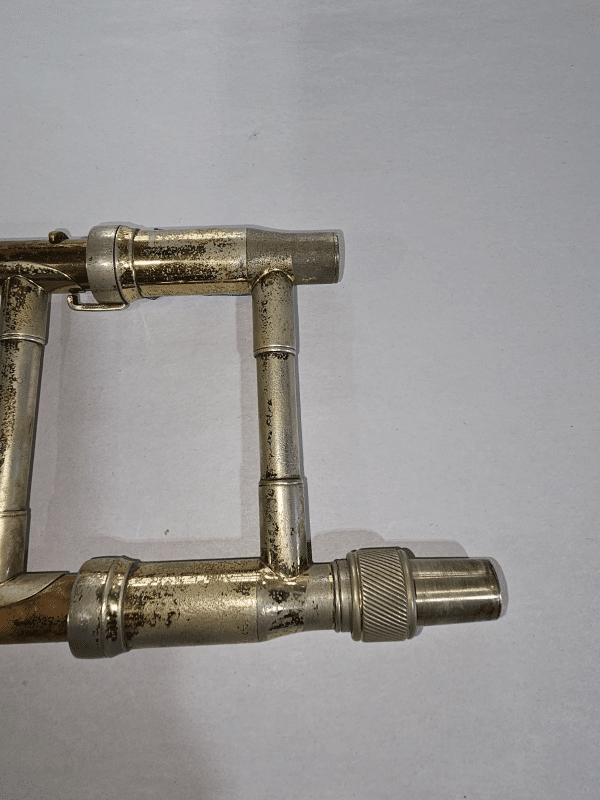 Vintage King Trombone Hand Slide - Brass Finish - Image 3