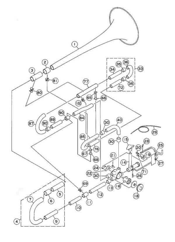 Yamaha YSL-446g F Attachment Trombone Replacement Parts - Image 2