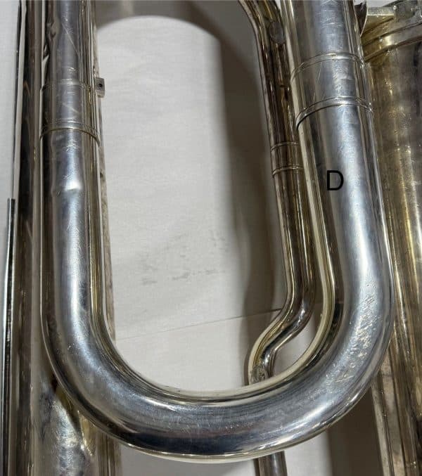 Jupiter JCB-5080 Quantum Silver 3 Valve Tuba  Replacement Parts - Image 8