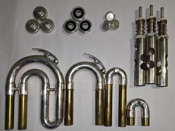 King 1124 Silver Marching Baritone Replacement Parts