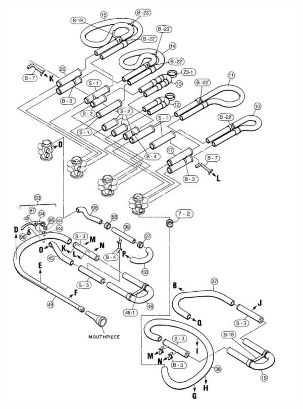 Yamaha YHR-662 YHR662 Double French Horn Parts - Image 3
