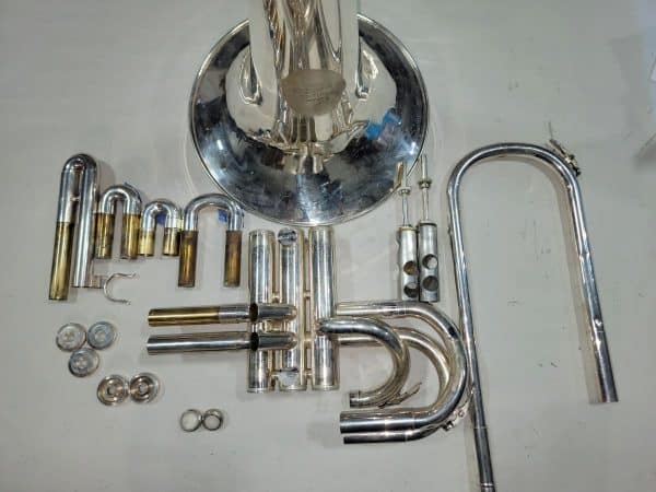 Tuba Exchange TE-710S Silver Marching Baritone Replacement Parts