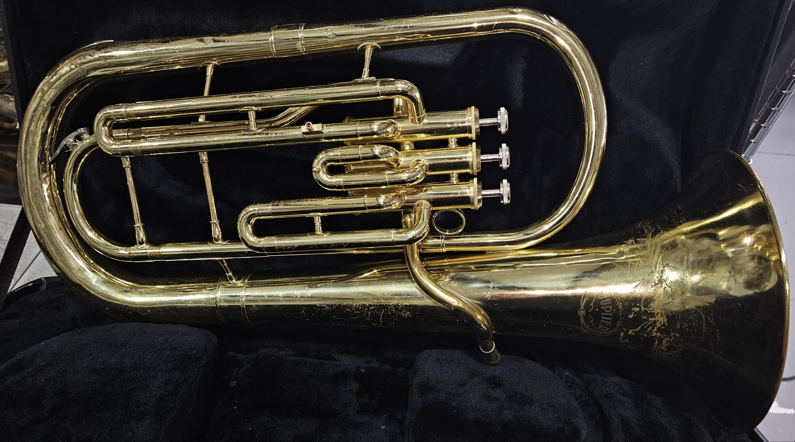 Jupiter 3 Valve Euphonium - Great Home Practice Horn! - Image 5
