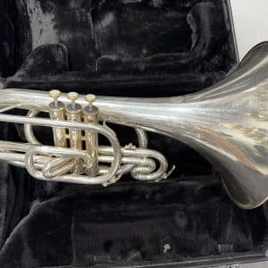 Jupiter JMP-450 Silver Marching Mellophone