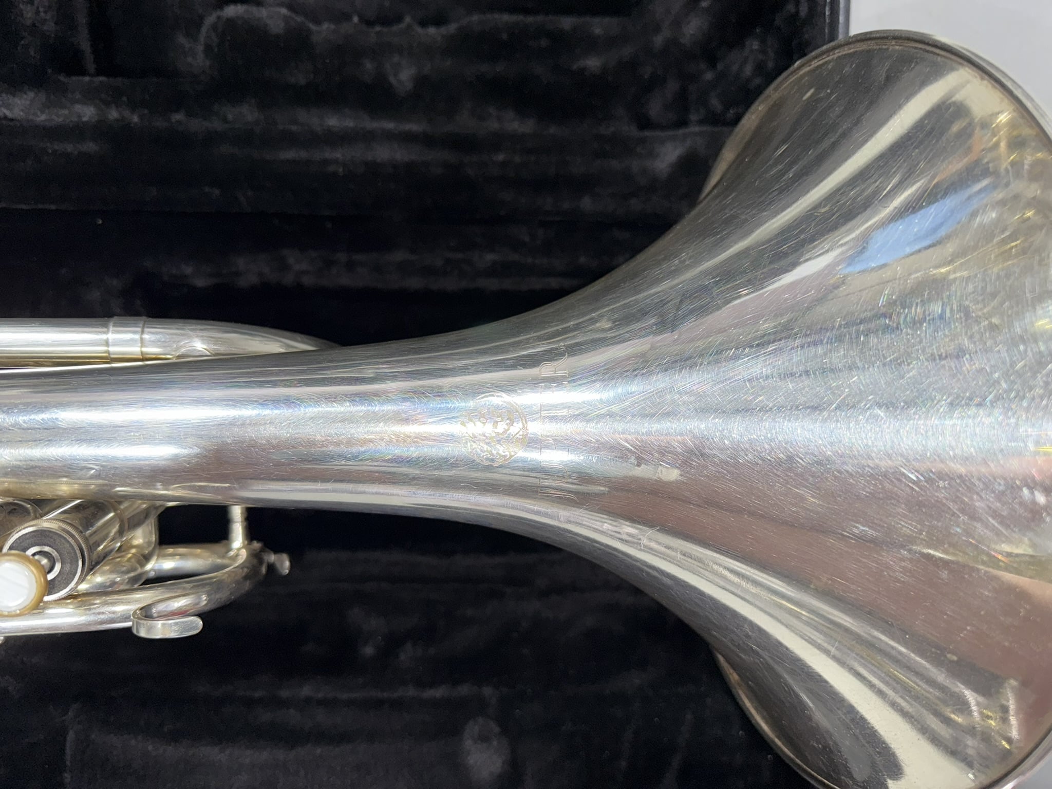Jupiter JMP-450 Silver Marching Mellophone - Image 8