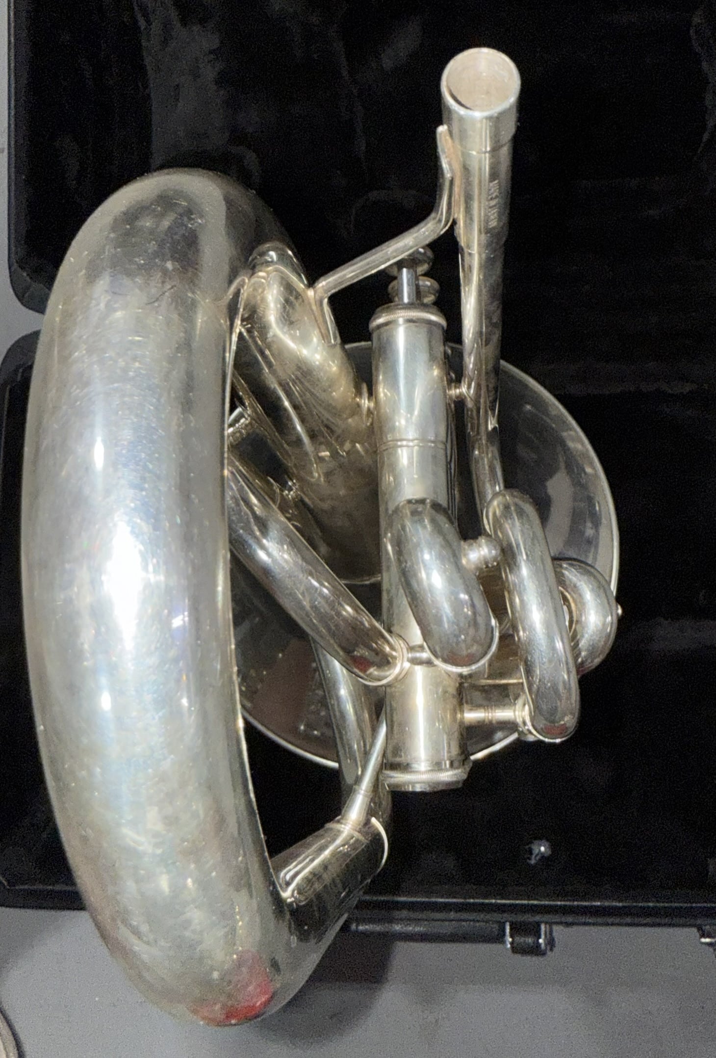 Jupiter JMP-450 Silver Marching Mellophone - Image 5