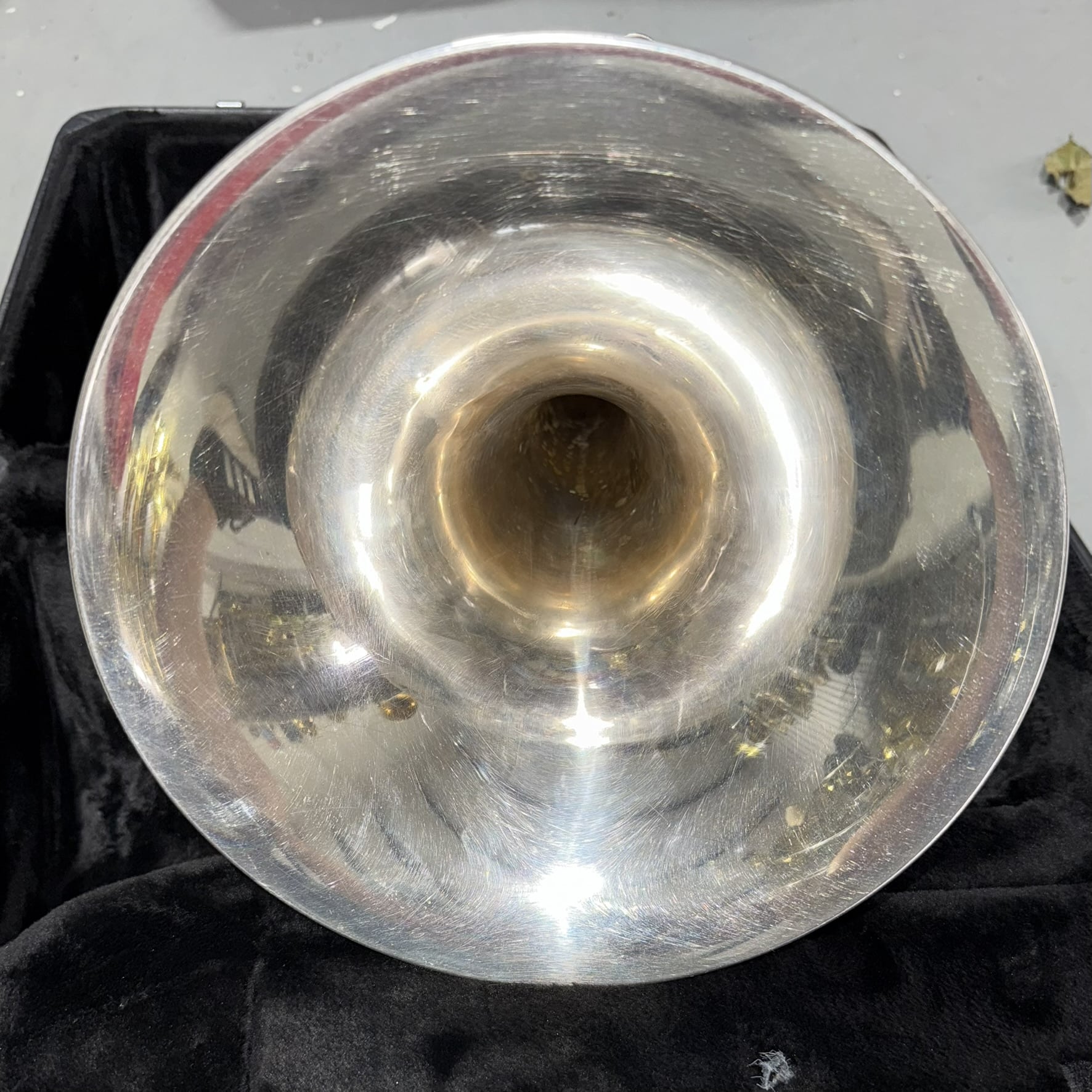 Jupiter JMP-450 Silver Marching Mellophone - Image 2
