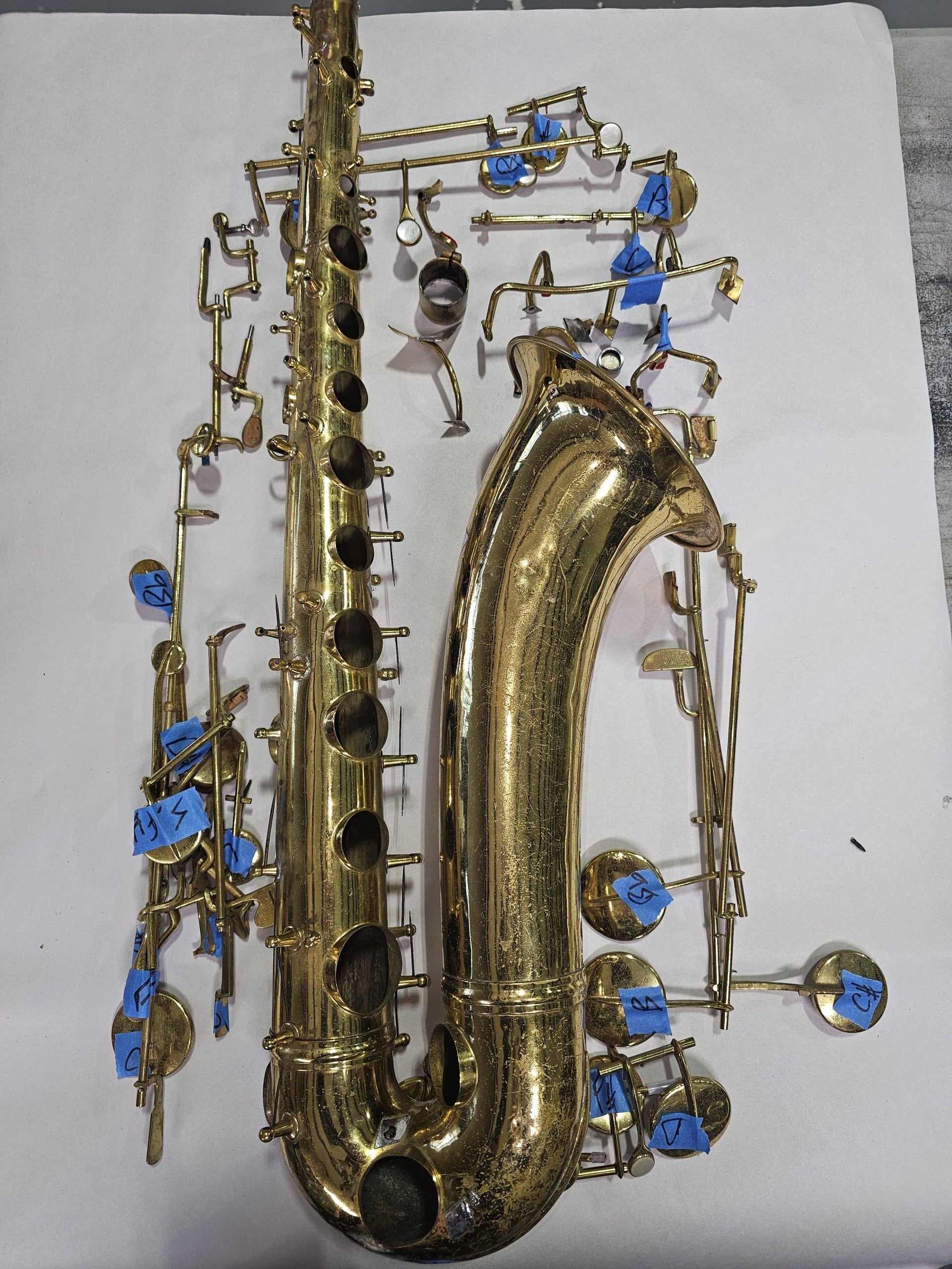 Pan Am 60m Tenor Saxophone Repair / Replacement Parts