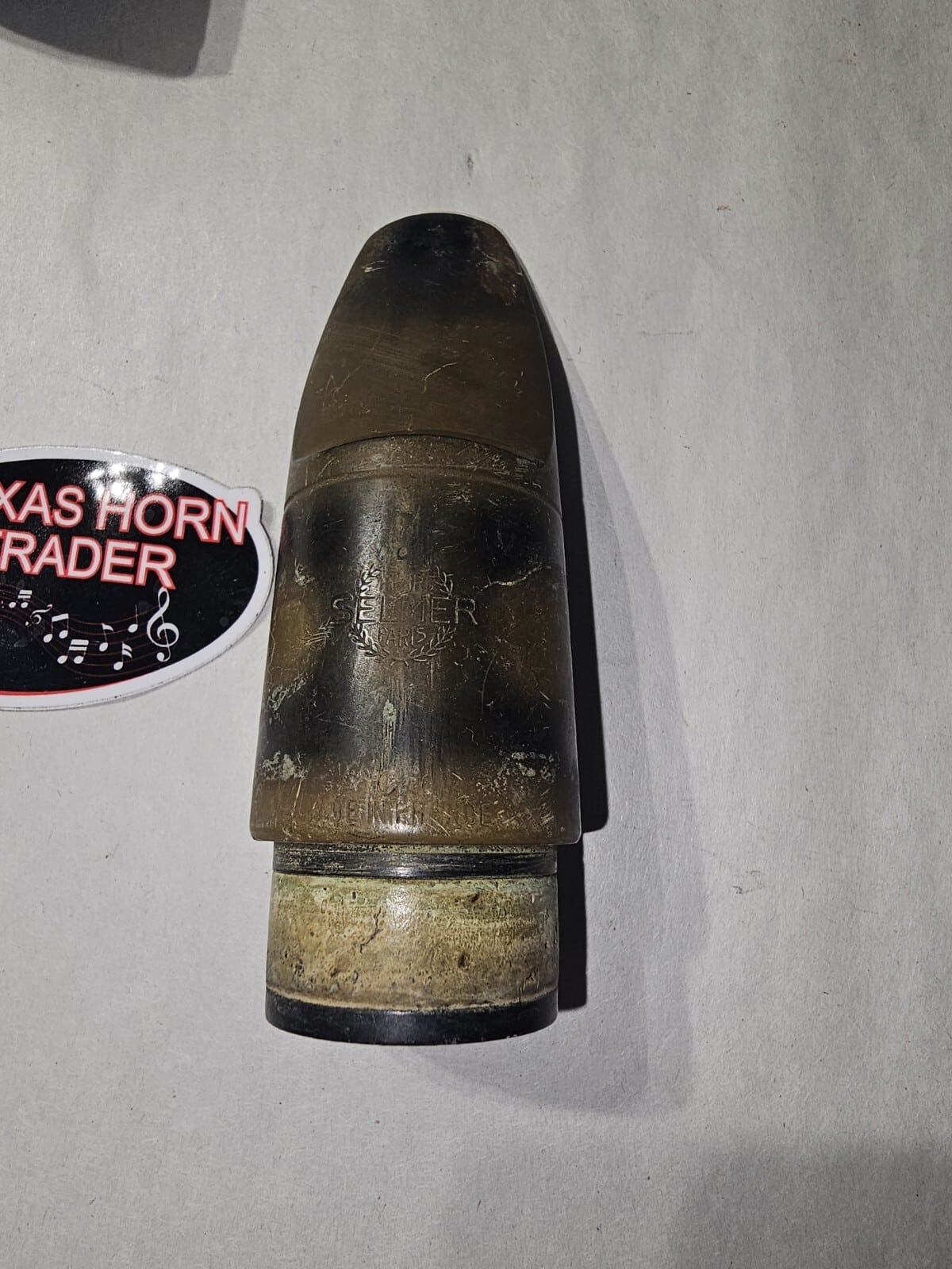 Vintage Selmer Paris Bass Clarinet Mouthpiece