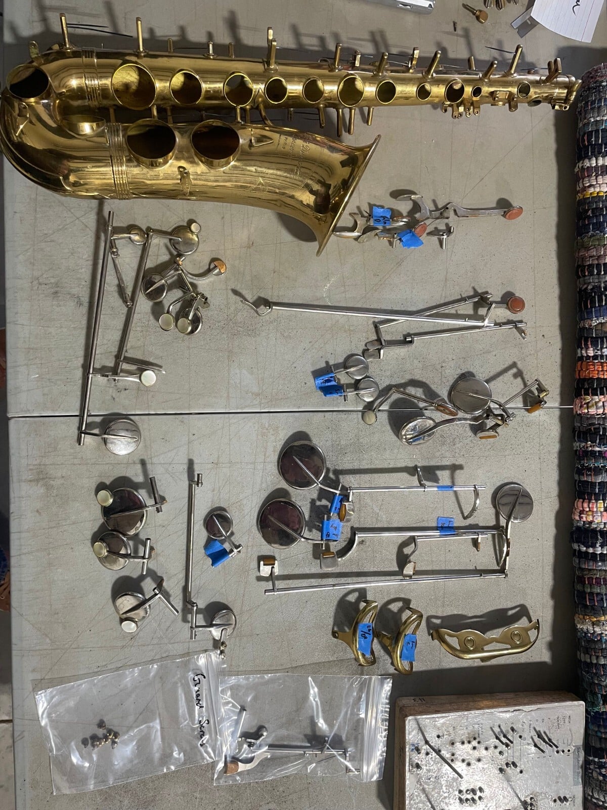 René Dumont Alto Saxophone - REPLACEMENT KEYS / PARTS ***For Repair!*** - Image 4