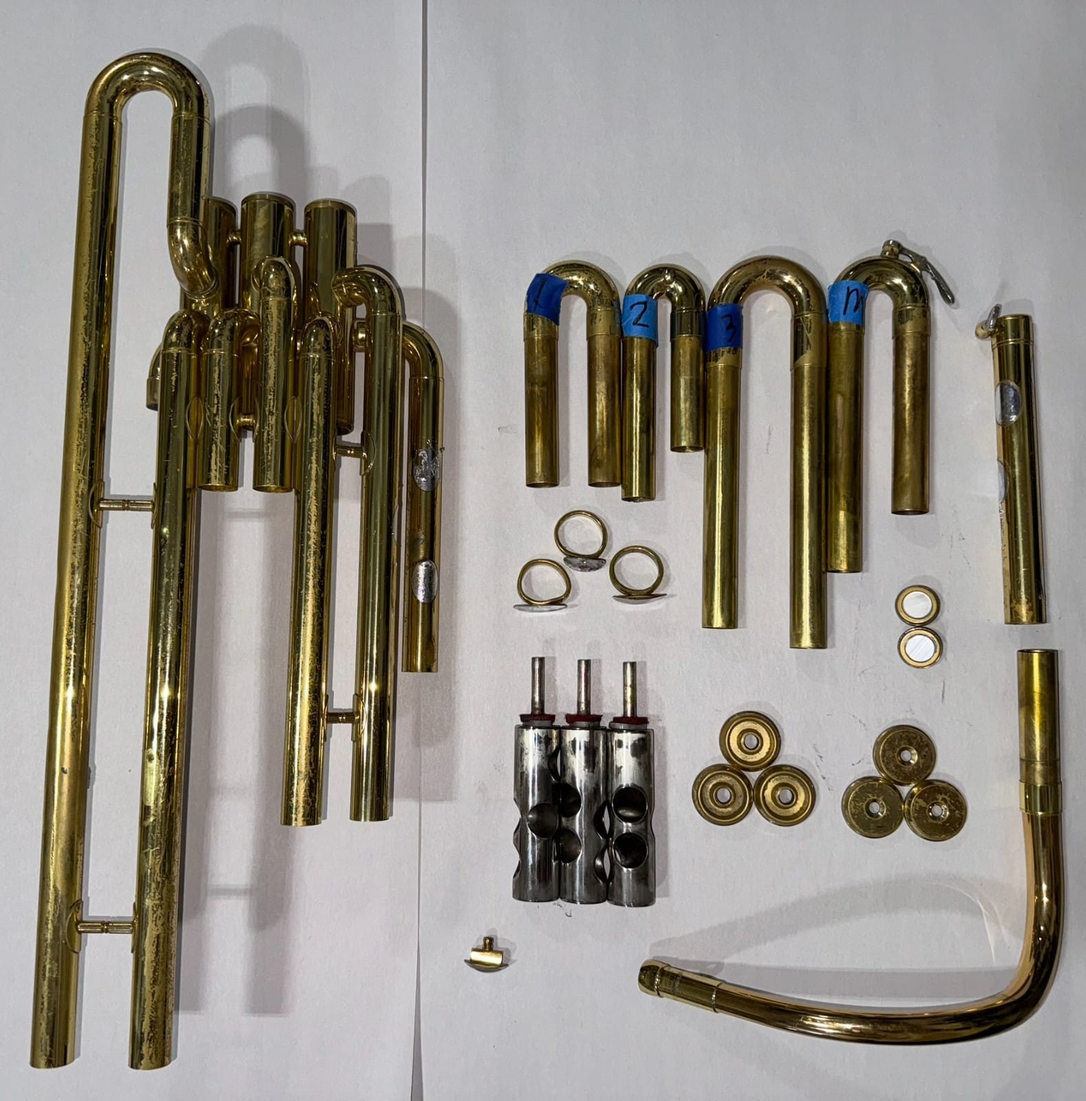 Jupiter JTU-730 3 Valve Tuba Replacement Parts