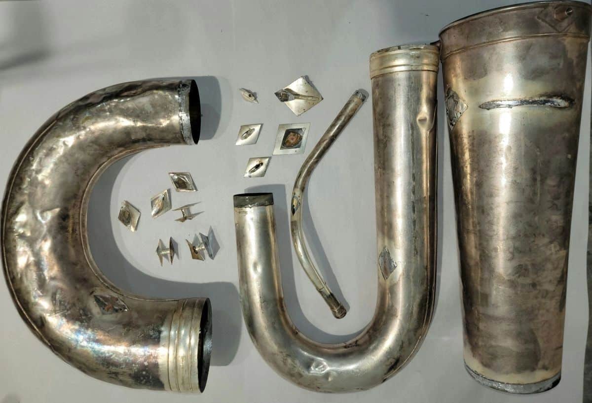 King 2340 Silver "Detachable Bell" 3 Valve Tuba *Replacement Parts*