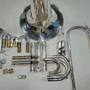 Tuba Exchange TE-710S Silver Marching Baritone Replacement Parts