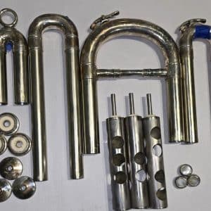 Besson Made In England Silver 3 Valve Tuba "Replacement Parts"