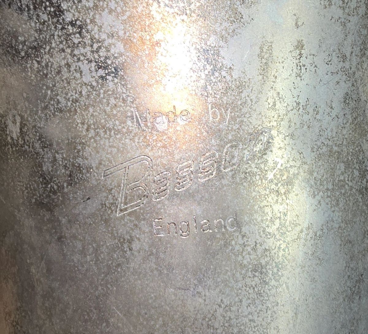 Besson Made In England Silver 3 Valve Tuba "Replacement Parts" - Image 2