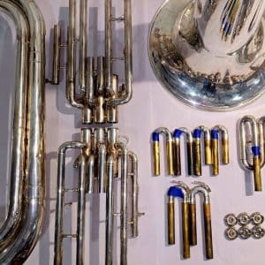 Dynasty Silver Convertible 3/4 - 3 Valve Tuba Parts