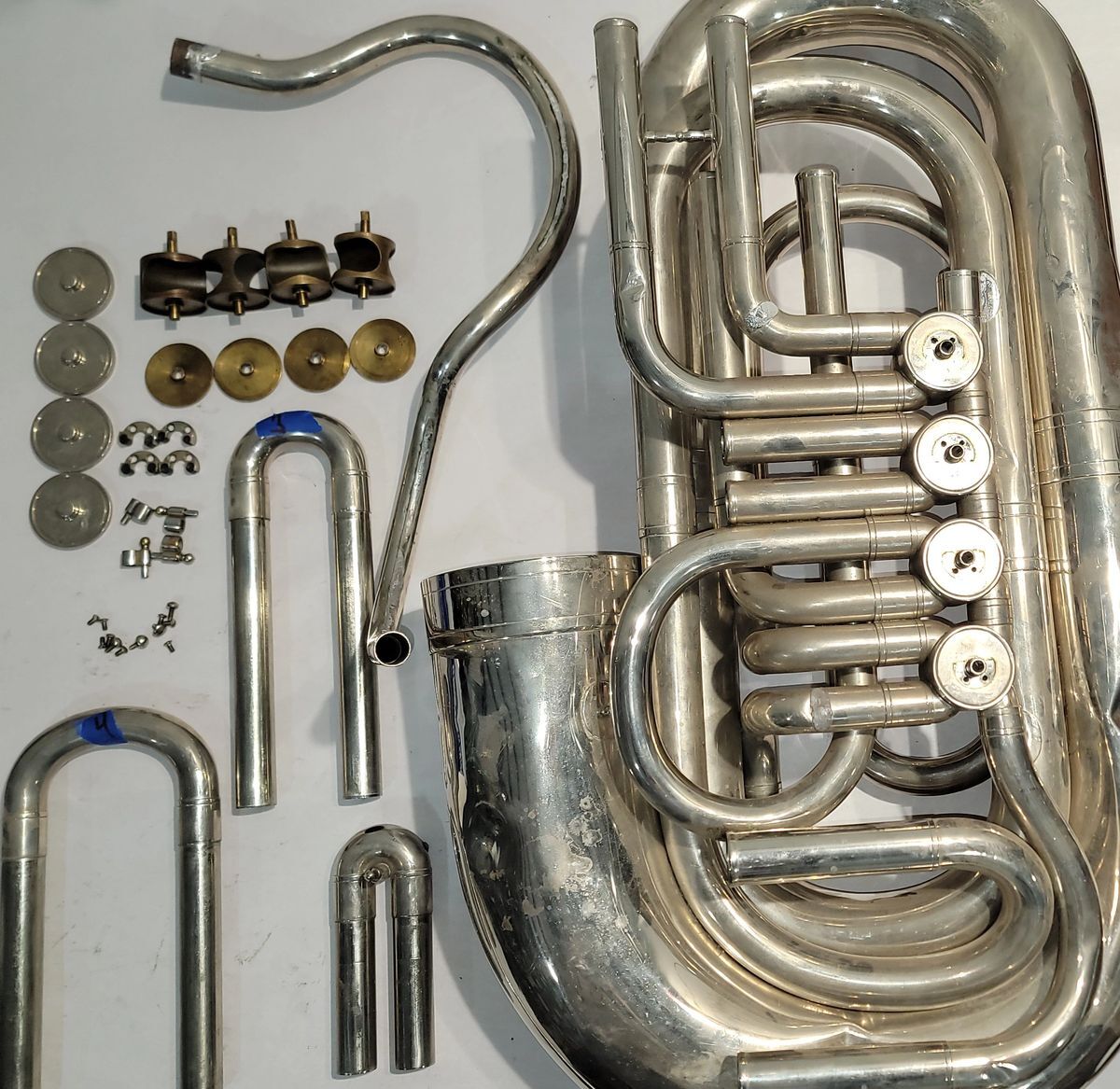 St. Petersburg 202N Silver 4 Valve Tuba *Replacement Parts*