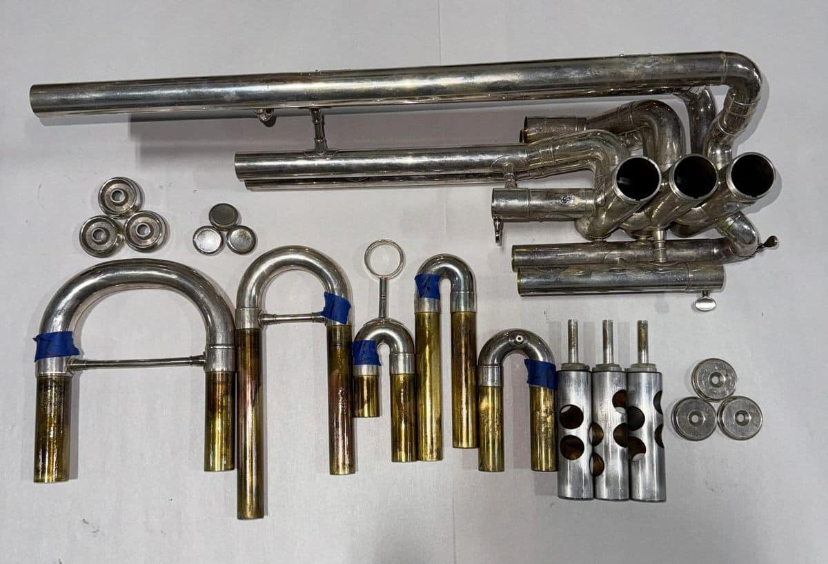 Jupiter JCB-5080 Quantum Silver 3 Valve Tuba Replacement Parts