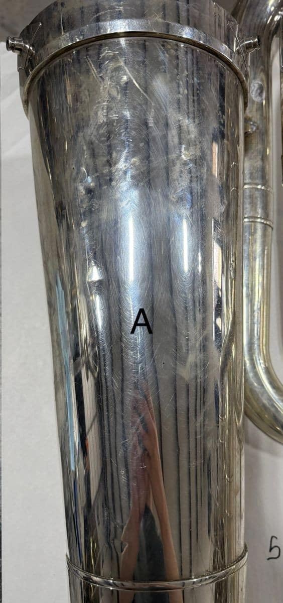 Jupiter JCB-5080 Quantum Silver 3 Valve Tuba Replacement Parts - Image 5