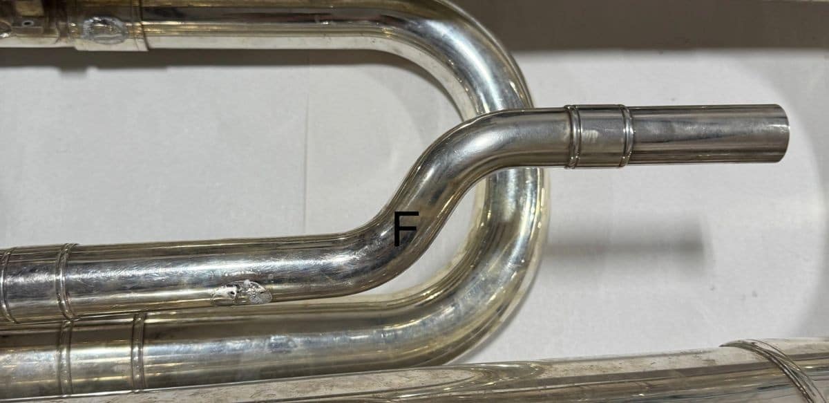 Jupiter JCB-5080 Quantum Silver 3 Valve Tuba Replacement Parts - Image 10