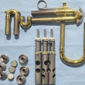 King 602 Cornet Replacement Parts - Caps Valves Buttons Slides