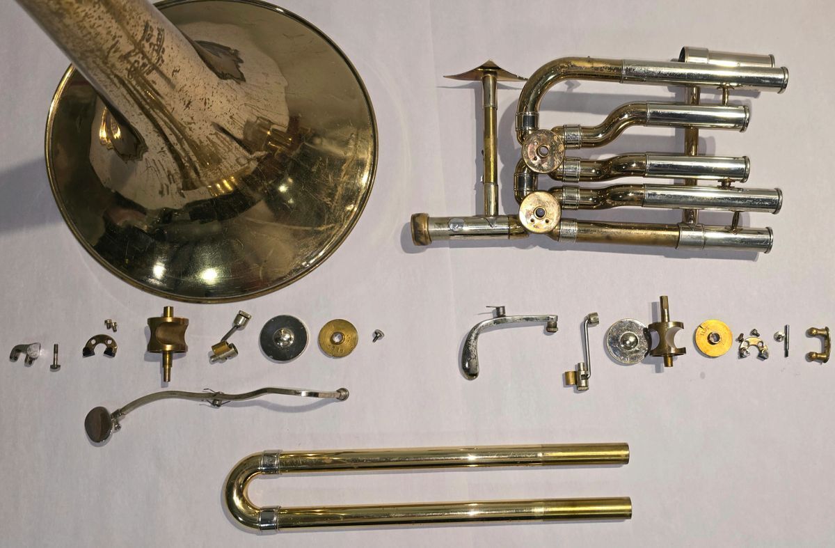 Vincent Bach Stradivarius 50B Dependent Dbl Rotor Trombone