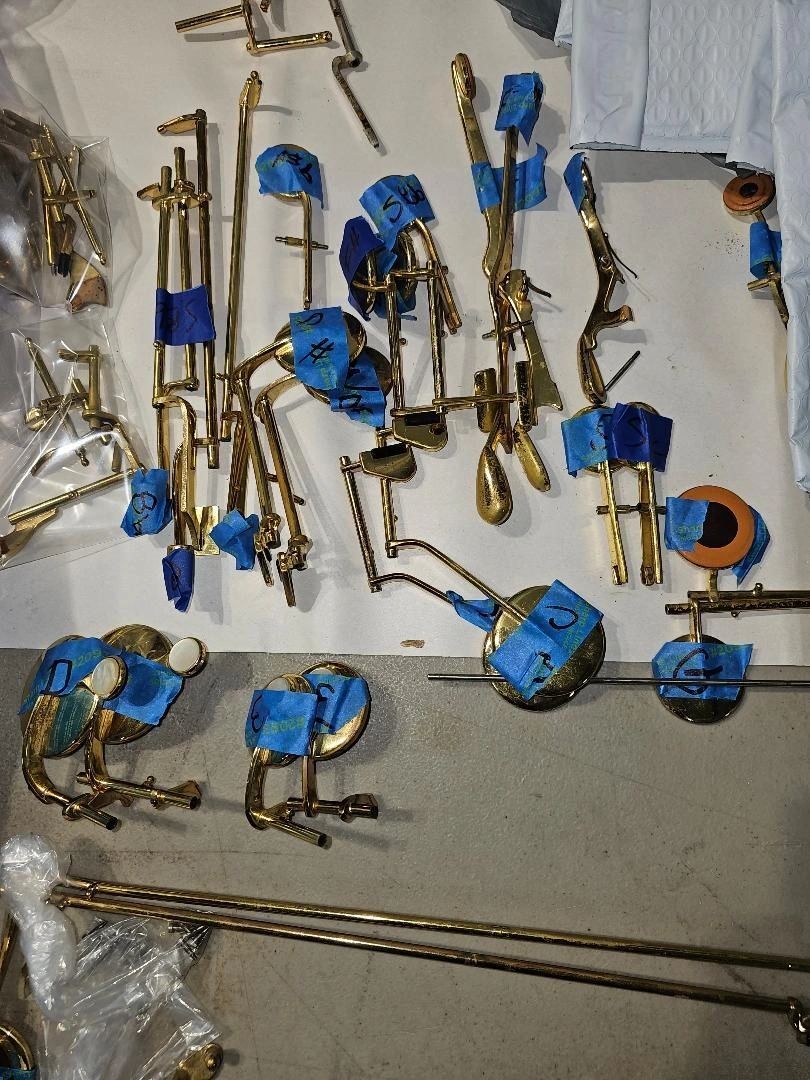 Conn 16m (Lacquer Key) Tenor Saxophone REPLACEMENT KEYS / PARTS *Repair!*