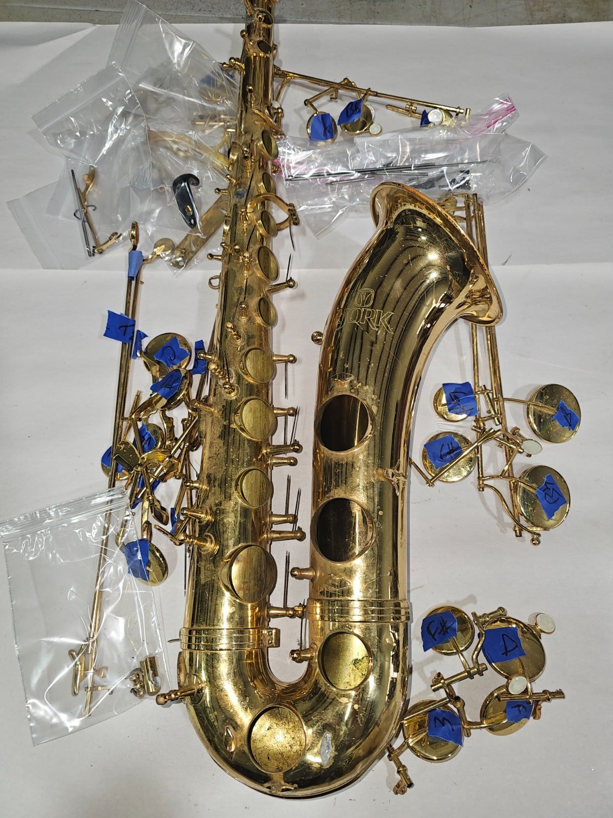 York Tenor Saxophone Replacement Parts
