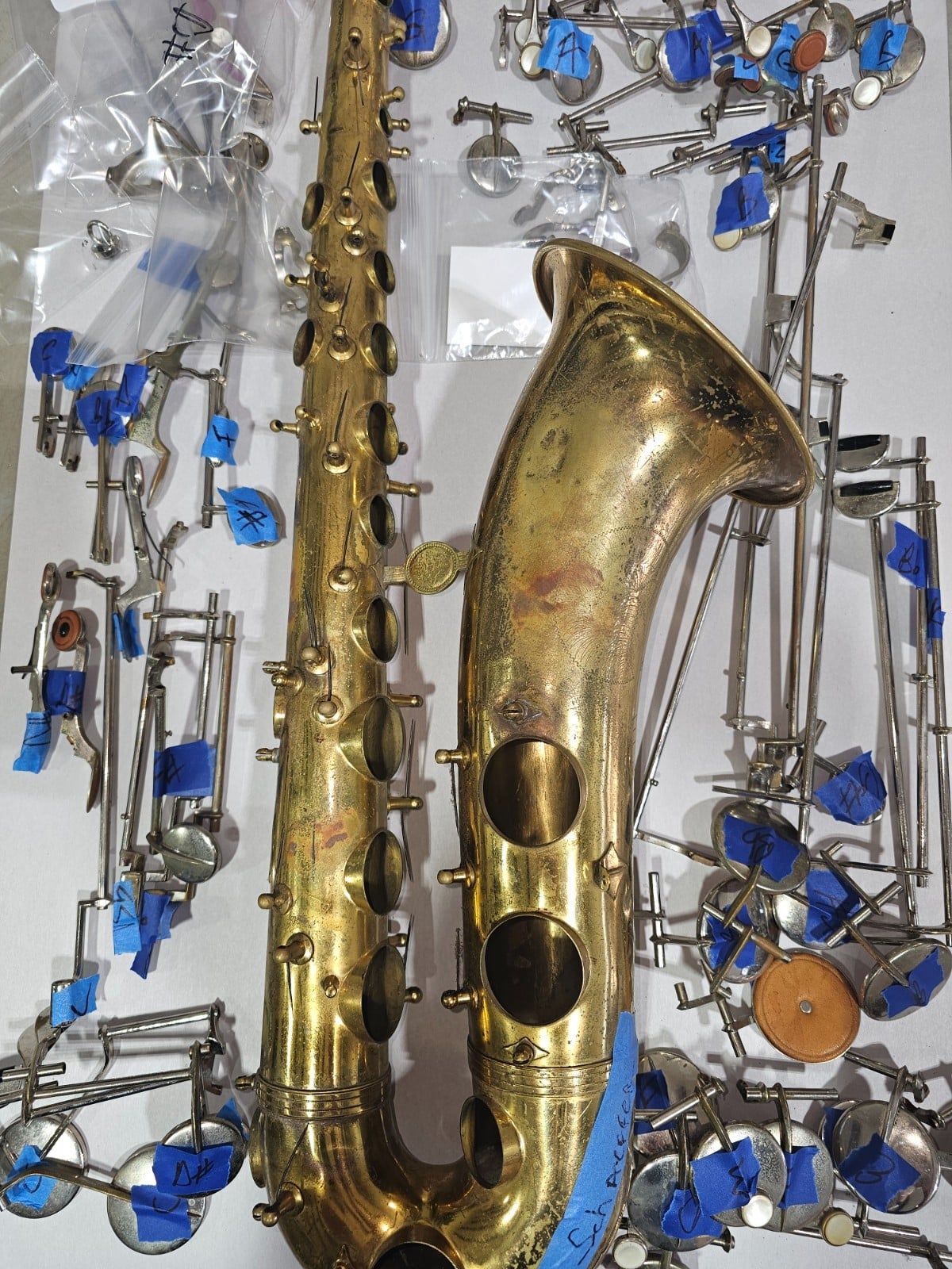 Evette Schaefer Tenor Saxophone Replacement Parts