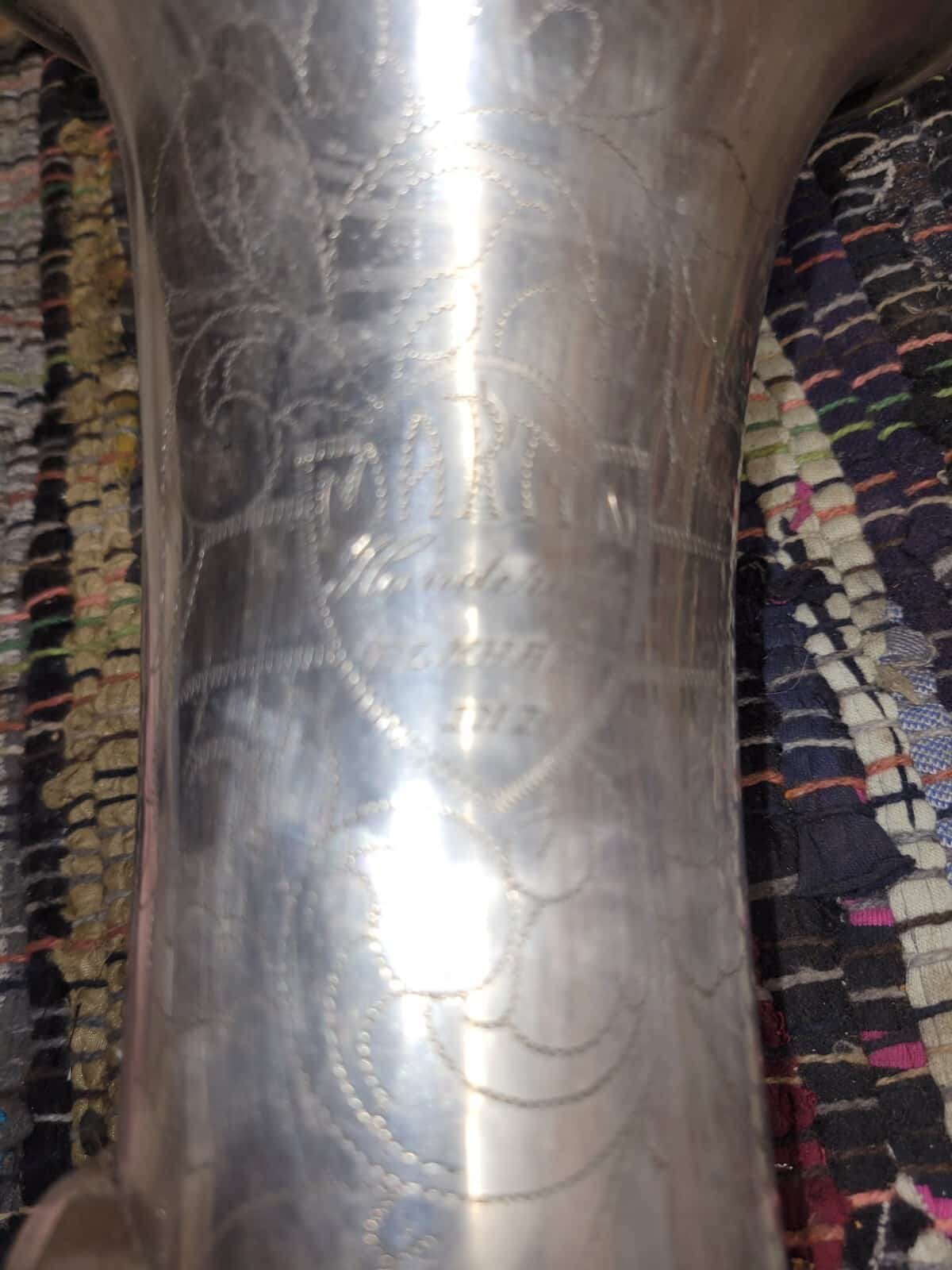 The Martin Handcraft Silver Tenor Saxophone Bell *Replacement Part*