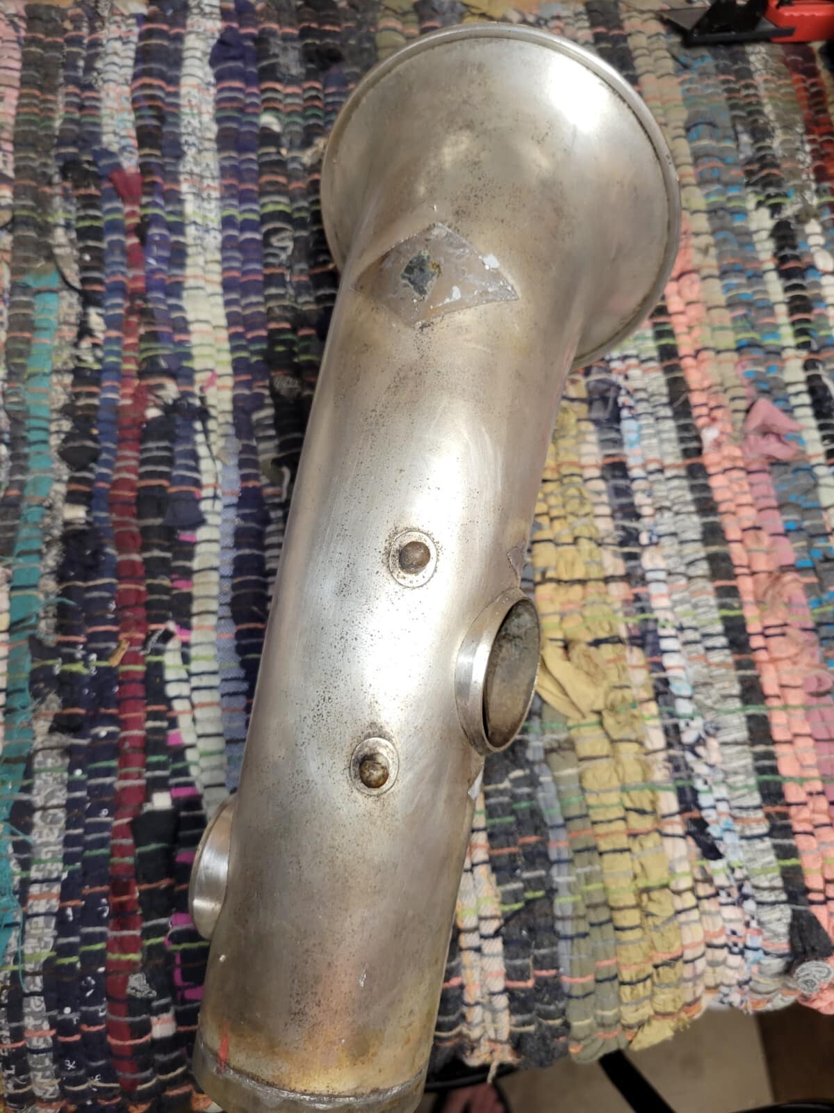 The Martin Handcraft Silver Tenor Saxophone Bell *Replacement Part* - Image 2