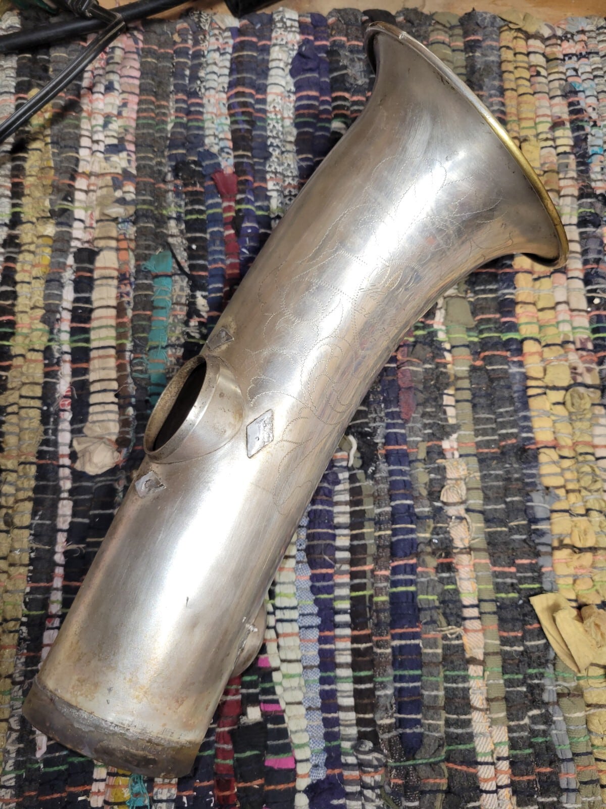The Martin Handcraft Silver Tenor Saxophone Bell *Replacement Part* - Image 4