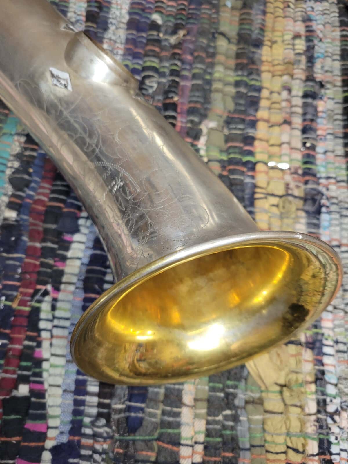 The Martin Handcraft Silver Tenor Saxophone Bell *Replacement Part* - Image 5