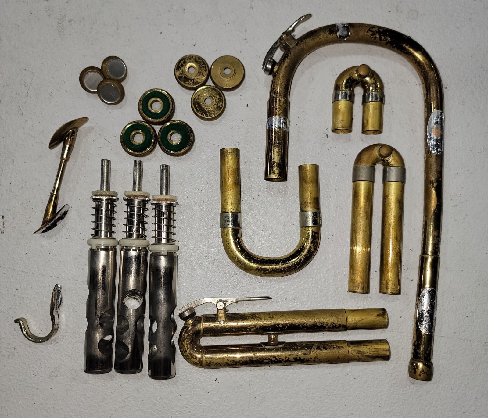 Vincent Bach Mercedes U.S.A. Marching French Horn "Replacement Parts Only"