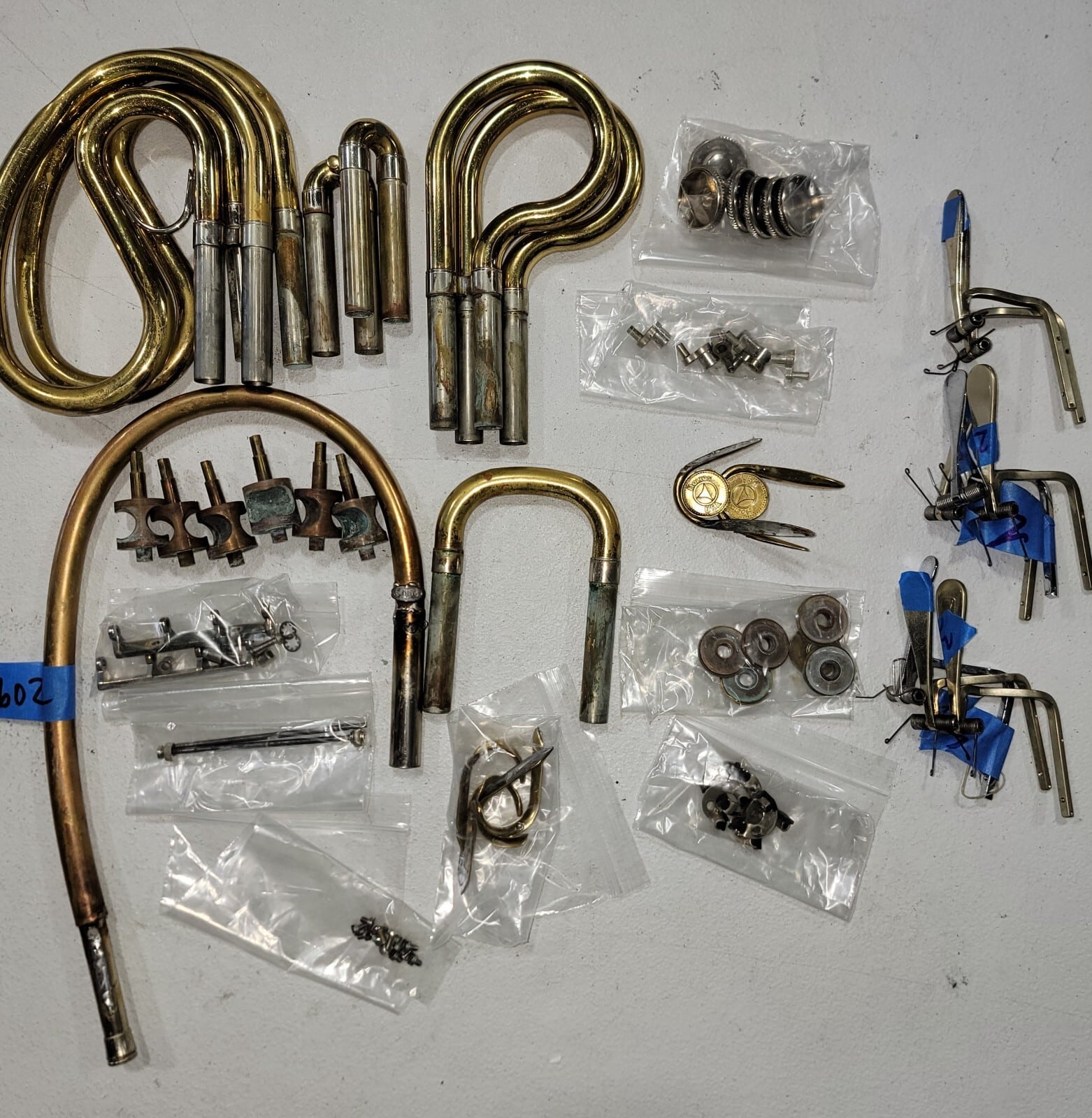 Holton H602 Single French Horn Replacement Parts Valves Bearings Slides