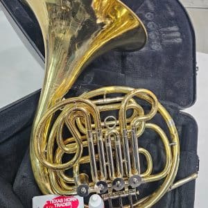 German F Schmidt FS 468 Double French Horn - Attn: Repair Shops- Flip horn!