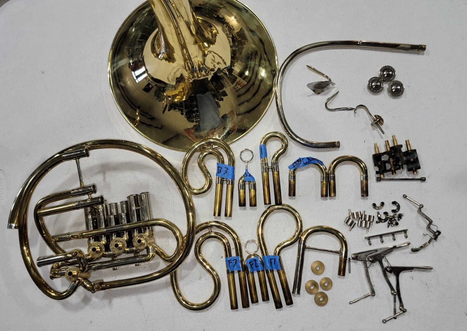 RS Berkeley Double French Horn Replacement Parts - Texas Horn Trader