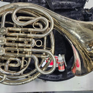 Holton H179 H-179 Silver Double French Horn - Attn: Repair Shops - Flip Horn!